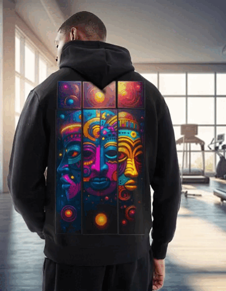 Sudadera "Trinity" Color : Black