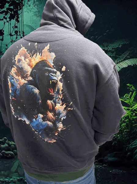 Sudadera "Gorilla Beast" Color : Navy